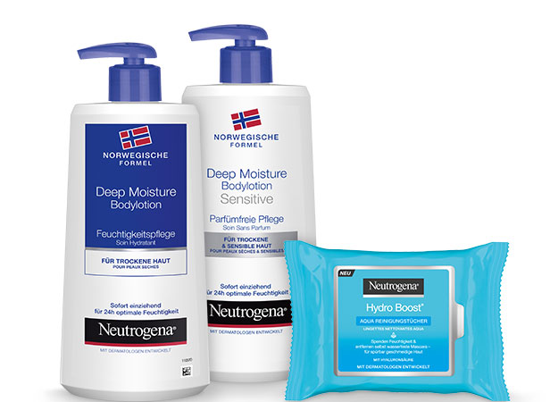 Neutrogena® verzorging voor droge en gevoelige huid